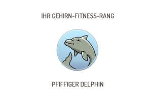 Pfiffiger Delphin